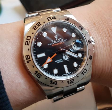 rolex explorer 2 turino|rolex explorer ii black.